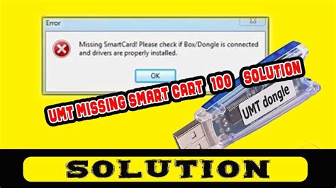 umtv2 missing smart card